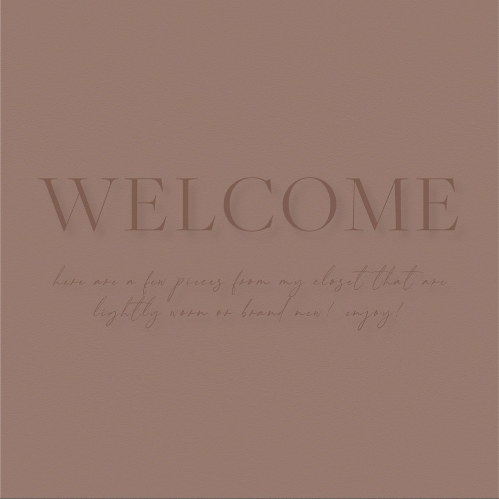 Welcome!